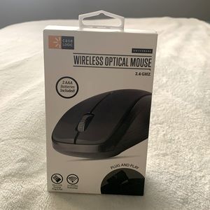 Brand new mouse, color black,2AAA battery needed, battery’s not included.